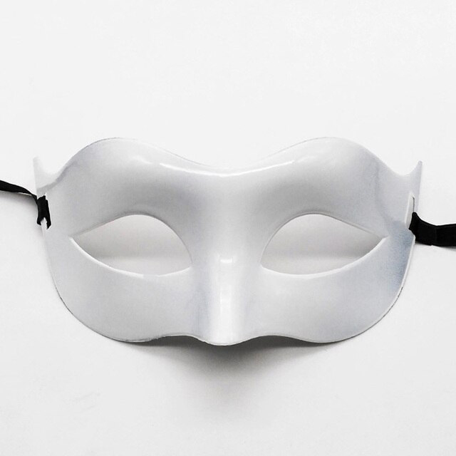 Beyaz Renk Masquerade Kostüm Partisi Venedik B Maskesi Beyaz Renk Masquerade Kostüm Partisi Venedik Balo Maskesi (Lisinya)