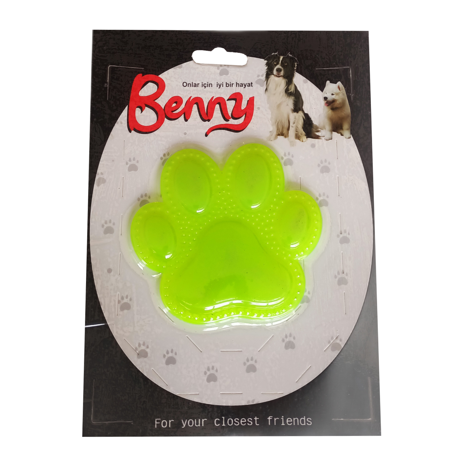 Benny Köpek Oyuncağı Pati 9,5 x 9 cm Sarı Lisinya205 Benny Köpek Oyuncağı Pati 9,5 x 9 cm Sarı