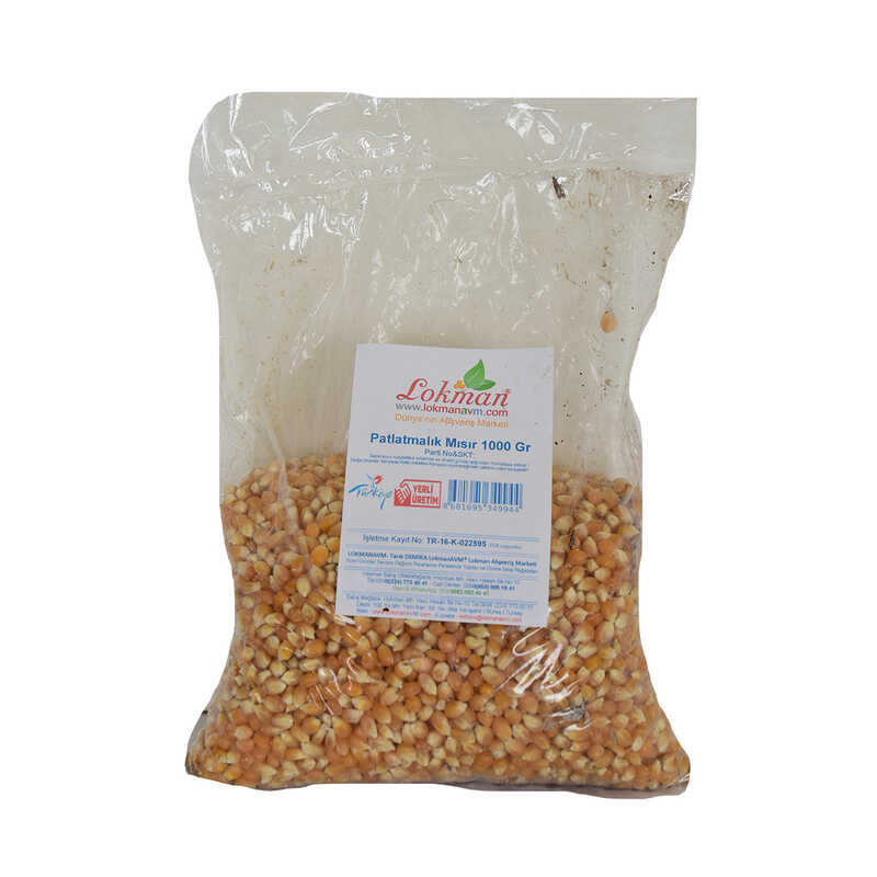 Lisinya214 Patlatmalık Mısır 1000 Gr Paket
