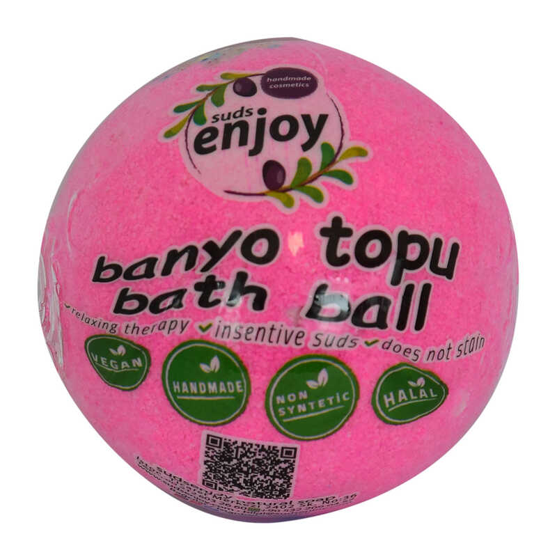 Lisinya214 Pembe Düşler El Yapımı Banyo Küvet Topu Sabunu Pembe 90-120 Gr