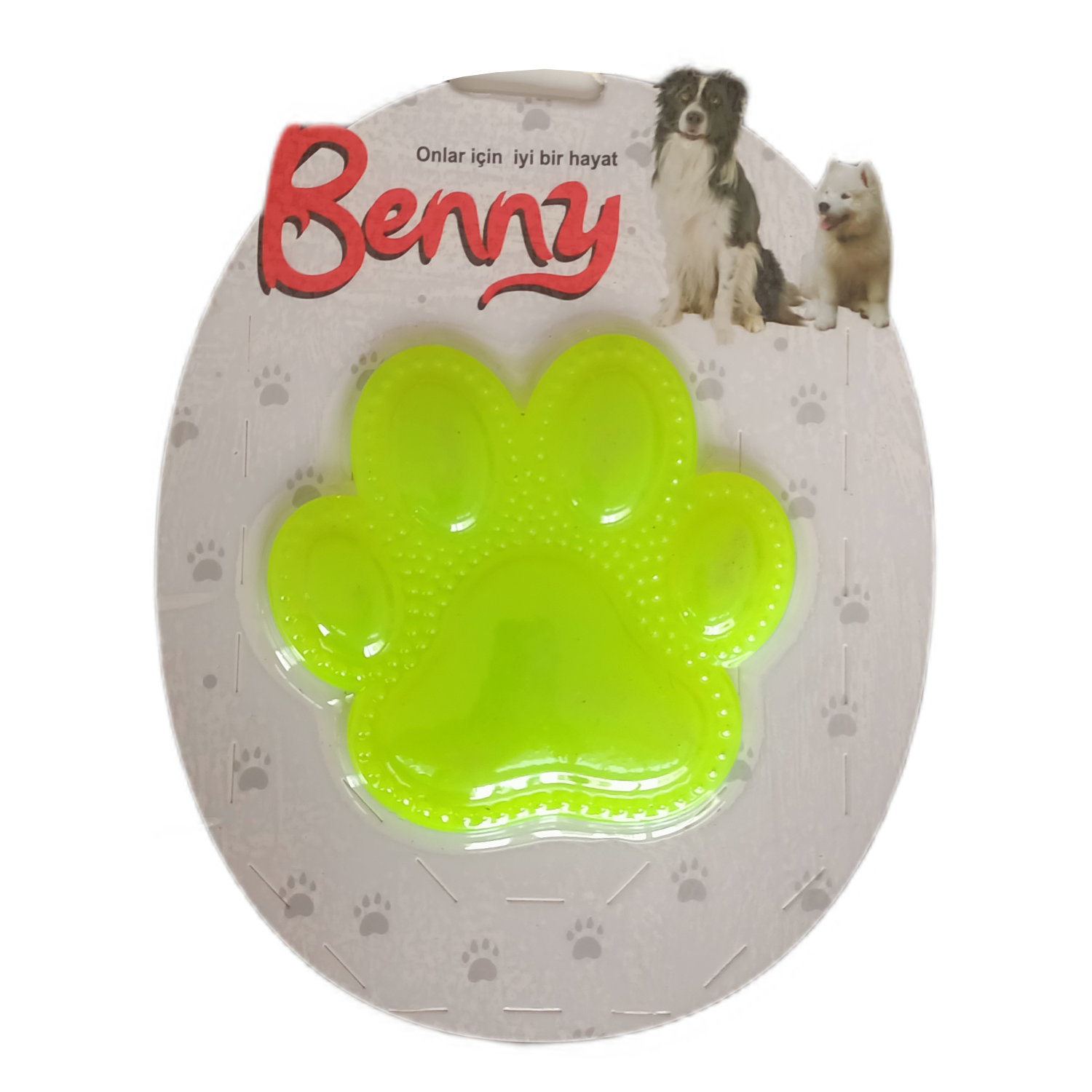 Benny Köpek Oyuncağı Pati 9,5 x 9 cm Sarı Lisinya205 Benny Köpek Oyuncağı Pati 9,5 x 9 cm Sarı