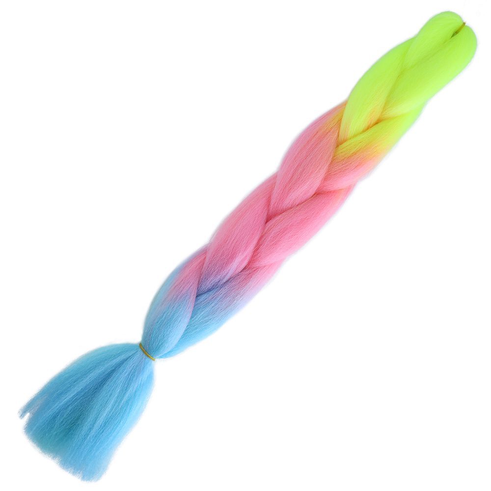 Afro Örgülük Renk Geçişli Sentetik Saç 100 Gr. / Neon Sarı / Pembe / Açık Mavi / (Lisinya175) Afro Örgülük Renk Geçişli Sentetik Saç 100 Gr. / Neon Sarı / Pembe / Açık Mavi / (Lisinya175)