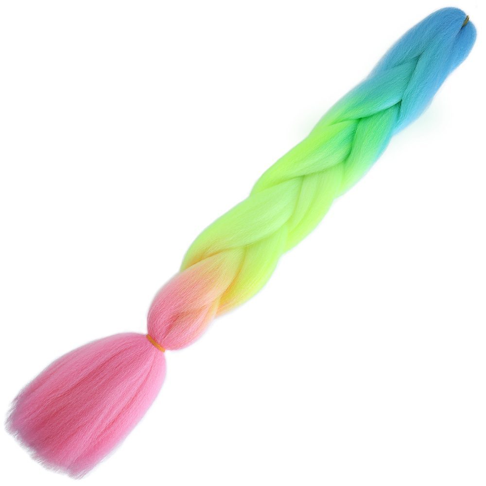 Afro Örgülük Renk Geçişli Sentetik Saç 100 Gr. / Açık Mavi / Neon Sarı / Pembe / (Lisinya175) Afro Örgülük Renk Geçişli Sentetik Saç 100 Gr. / Açık Mavi / Neon Sarı / Pembe / (Lisinya175)