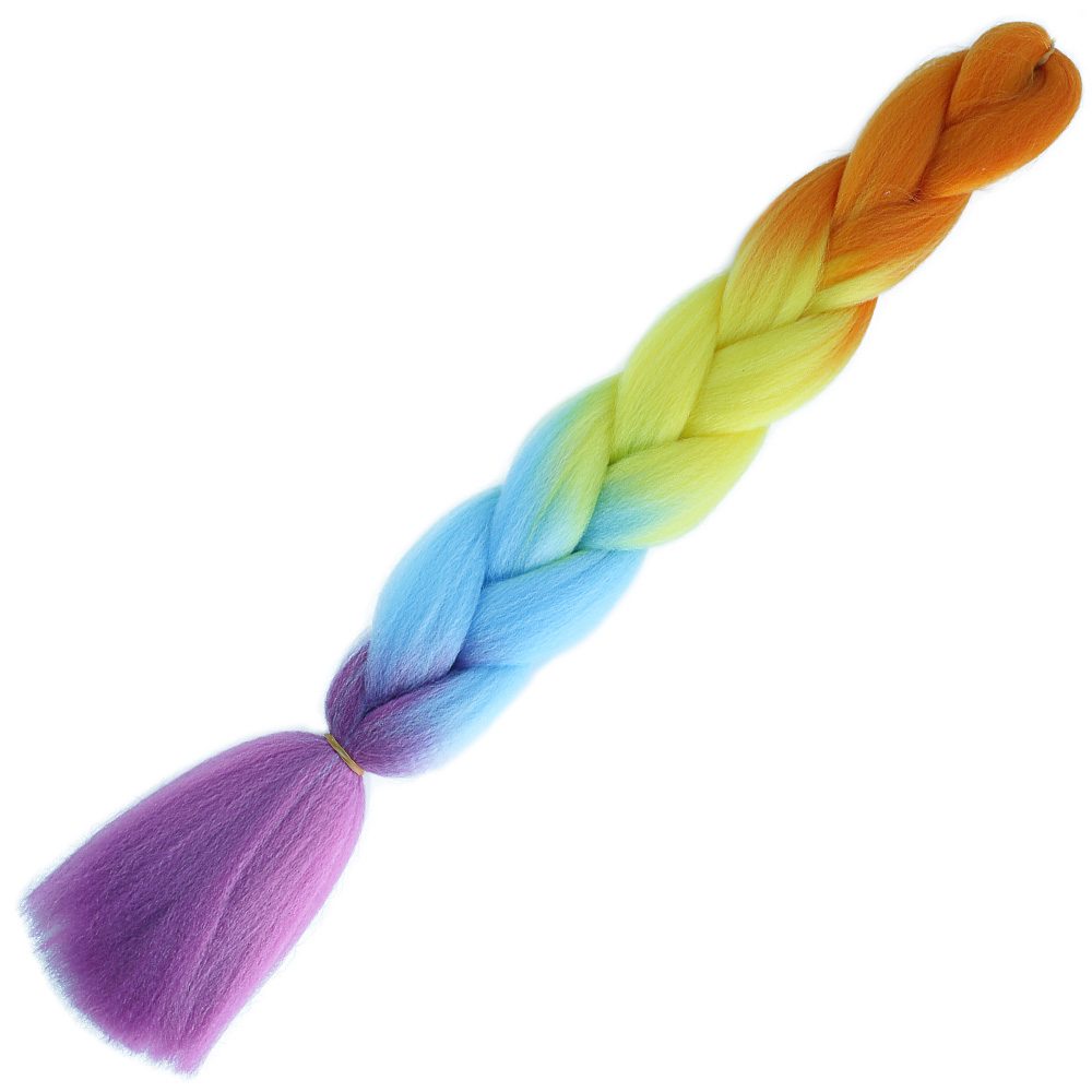 Afro Örgülük Renk Geçişli Sentetik Saç 100 Gr. / Turuncu / Sarı / Açık Mavi / Mor / (Lisinya175) Afro Örgülük Renk Geçişli Sentetik Saç 100 Gr. / Turuncu / Sarı / Açık Mavi / Mor / (Lisinya175)