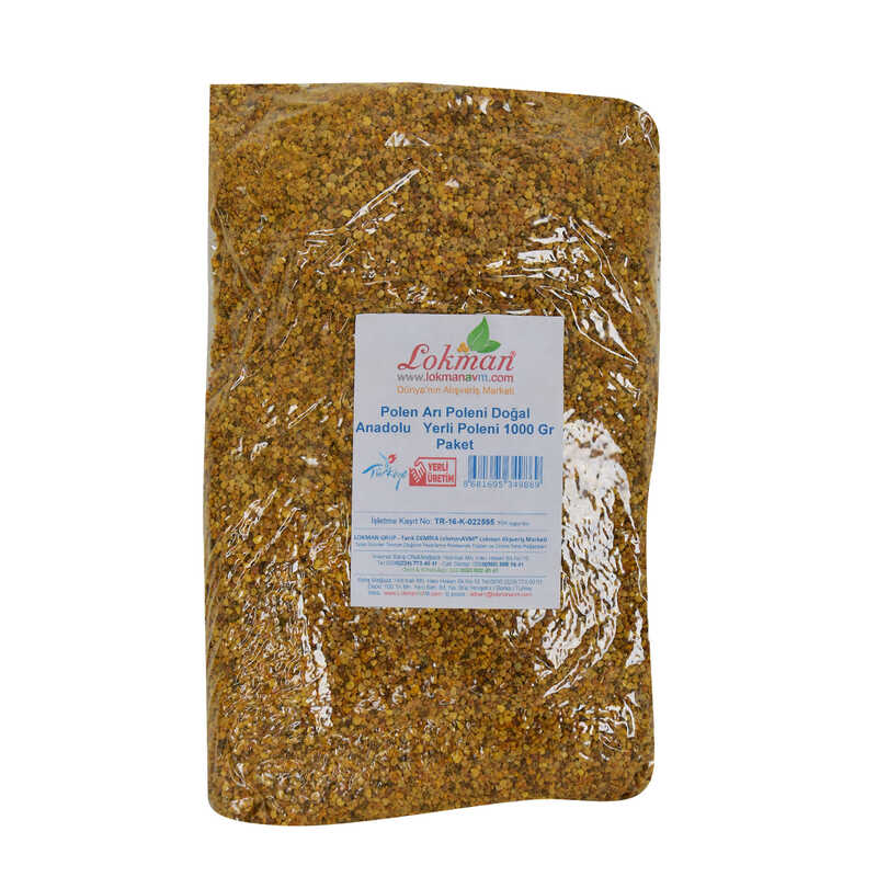 Lisinya214 Polen Arı Poleni Doğal Anadolu Yerli Poleni 1000 Gr Paket