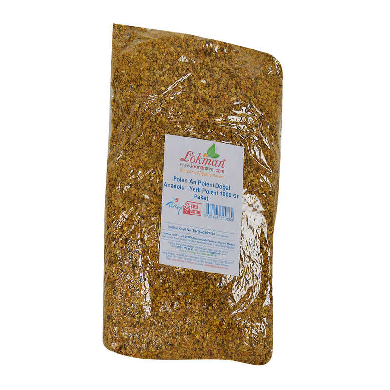 Lisinya214 Polen Arı Poleni Doğal Anadolu Yerli Poleni 1000 Gr Paket