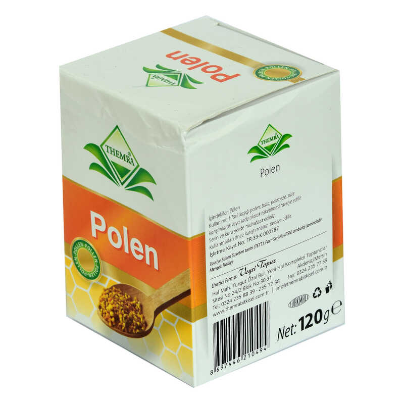 Lisinya214 Polen Arı Poleni Doğal Cam Kavanoz 120 Gr