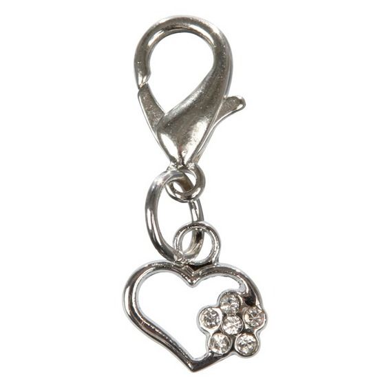 Kedi Köpek Boyun Tasma Süsü Kalp Ve Çiçek Desenli 16x12 mm Lisinya205 Kedi Köpek Boyun Tasma Süsü Kalp Ve Çiçek Desenli 16x12 mm