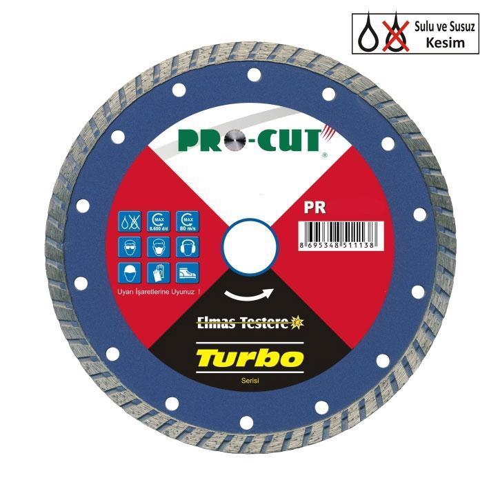 Lisinya202 Procut AB 115 mm Turbo Kanallı Elmas Testere