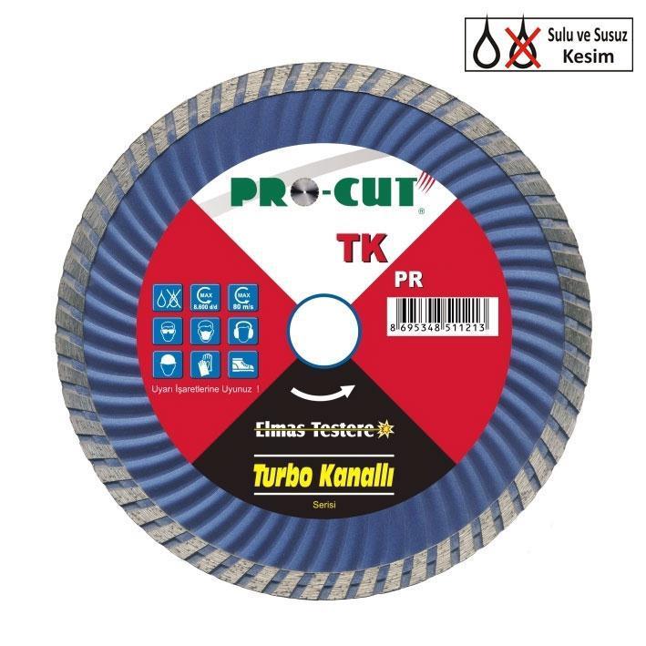 Lisinya202 Procut TK 180 mm Turbo Kanallı Elmas Testere