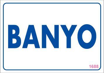 Lisinya202 Banyo Uyarı Levhası 17,5x25 KOD:1688