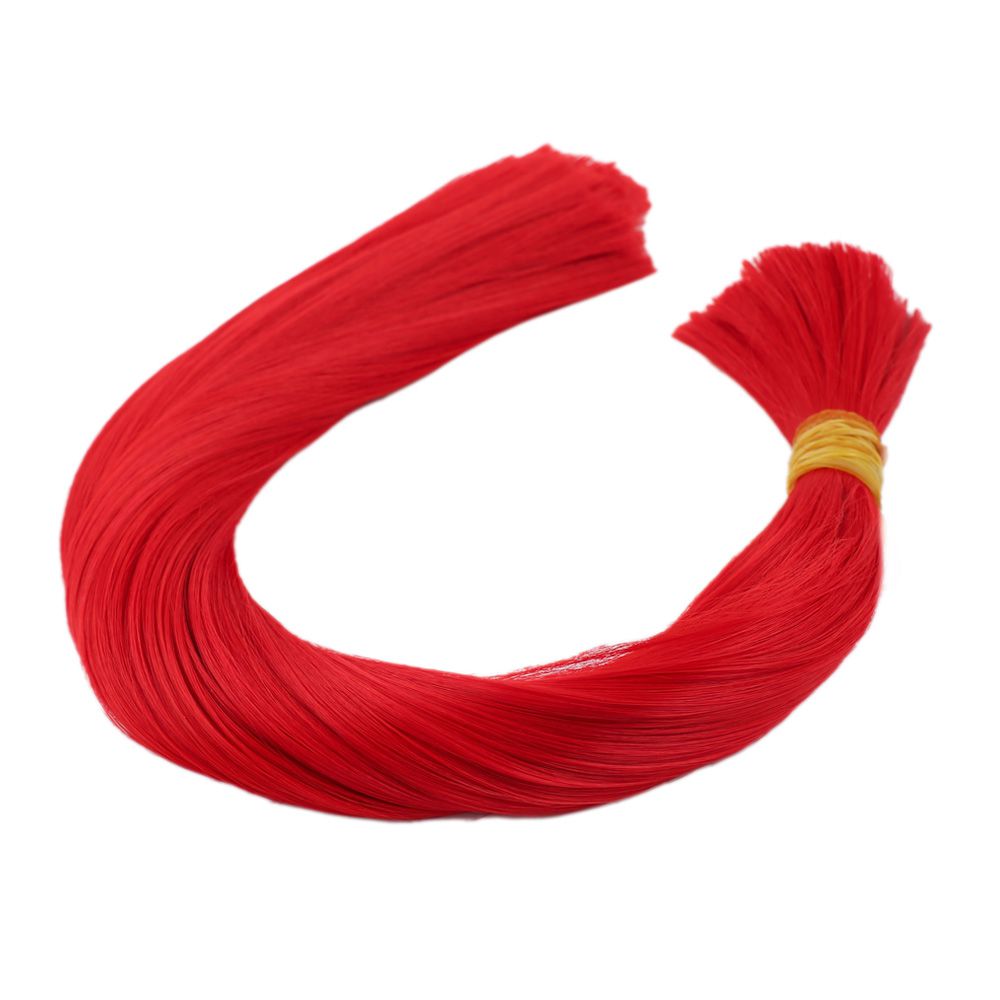 Kırmızı Çok Renkli Sentetik Boğumlu  Saç / 1Kg /  (Lisinya175)
