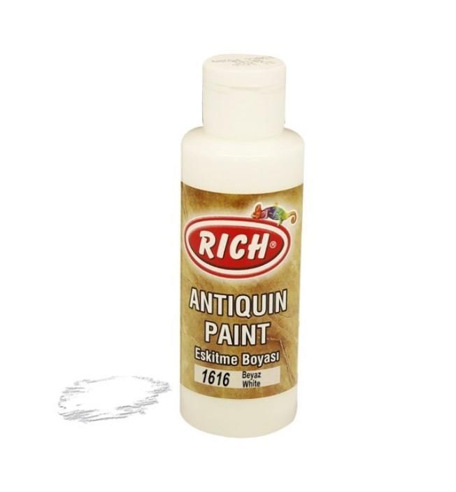 Rich 1616 Beyaz 120 ml Eskitme Ahşap Boyası Lisinya202 Rich 1616 Beyaz 120 ml Eskitme Ahşap Boyası