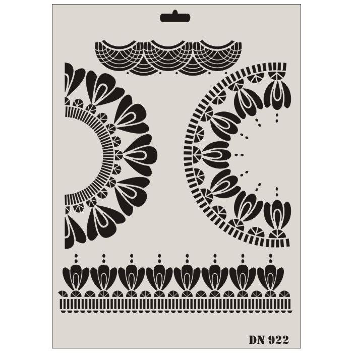Lisinya202 Rich Dantel Seri DN-922 Stencil 35x25 cm