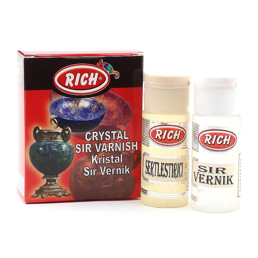 Rich Kristal Sır Vernik 40cc Lisinya202 Rich Kristal Sır Vernik 40cc