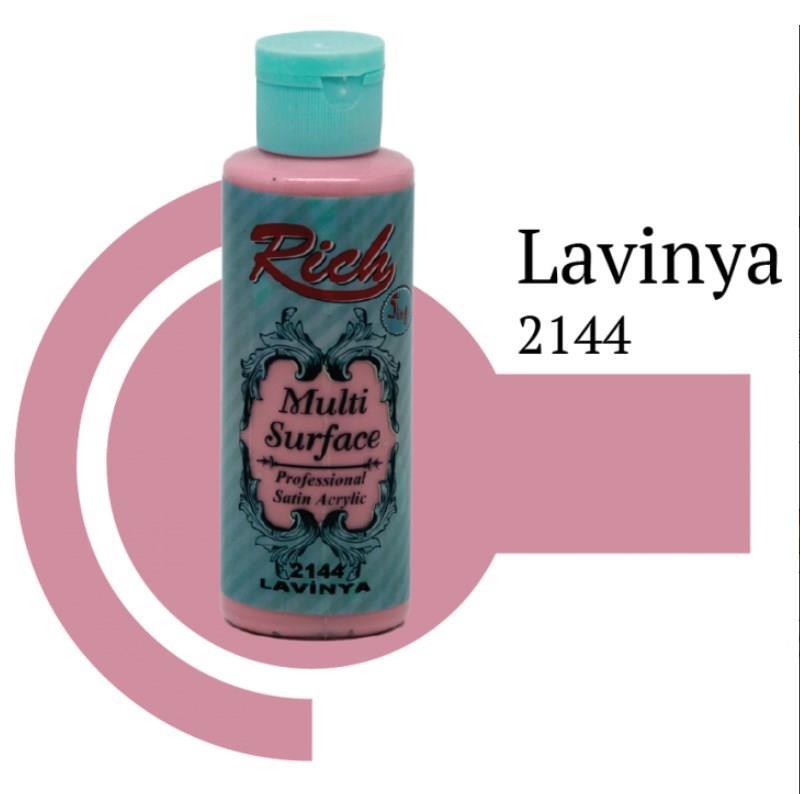 Riculti Surface 2144 Lavinya Akrilik Boya 120 cc Lisinya202 Rich Multi Surface 2144 Lavinya Akrilik Boya 120 cc
