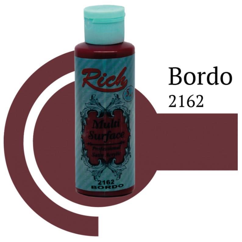 Riculti Surface 2162 Bordo Akrilik Boya 120 cc Lisinya202 Rich Multi Surface 2162 Bordo Akrilik Boya 120 cc