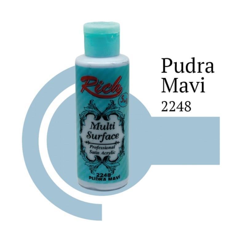 Riculti Surface 2248 Pudra Mavi Akrilik Boya 120 cc Lisinya202 Rich Multi Surface 2248 Pudra Mavi Akrilik Boya 120 cc