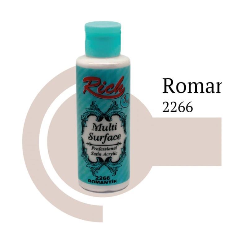Riculti Surface 2266 Romantik Akrilik Boya 130 cc Lisinya202 Rich Multi Surface 2266 Romantik Akrilik Boya 130 cc
