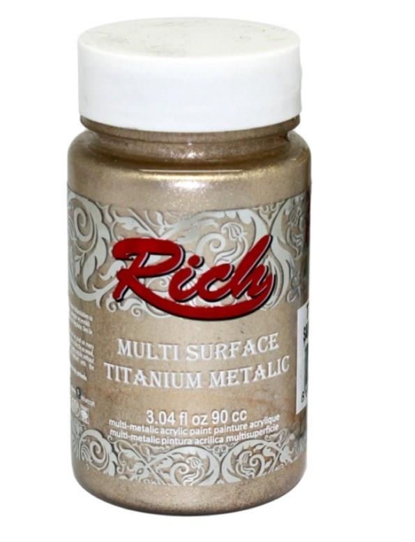 Riculti Surface Titanium 2526 Şampanya Metalik 90 cc Lisinya202 Rich Multi Surface Titanium 2526 Şampanya Metalik 90 cc