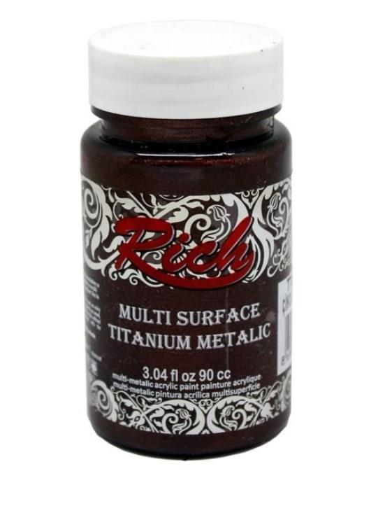 Riculti Surface Titanium 2538 Çikolata Metalik 90 cc Lisinya202 Rich Multi Surface Titanium 2538 Çikolata Metalik 90 cc