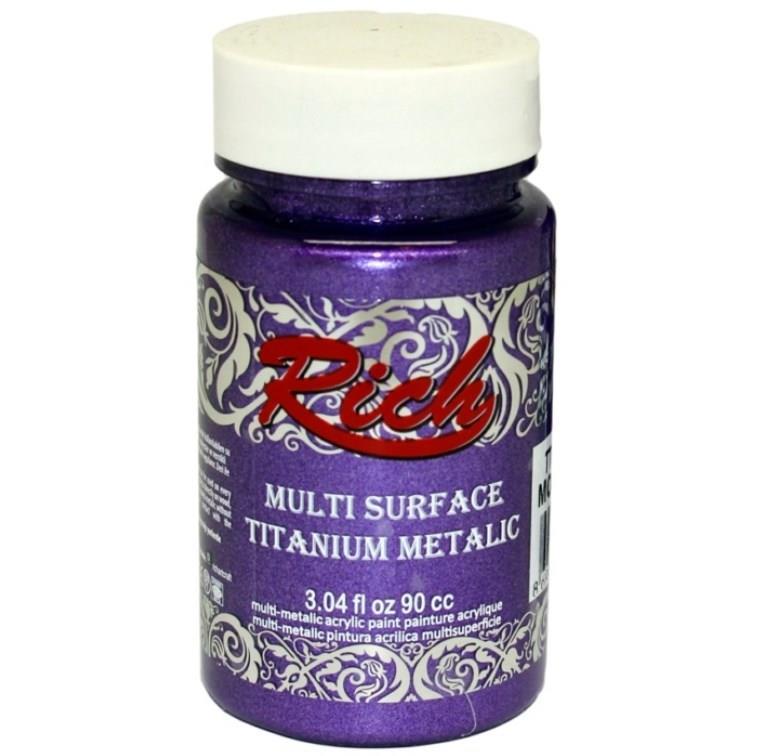 Riculti Surface Titanium 2558 Mor Metalik 90 cc Lisinya202 Rich Multi Surface Titanium 2558 Mor Metalik 90 cc