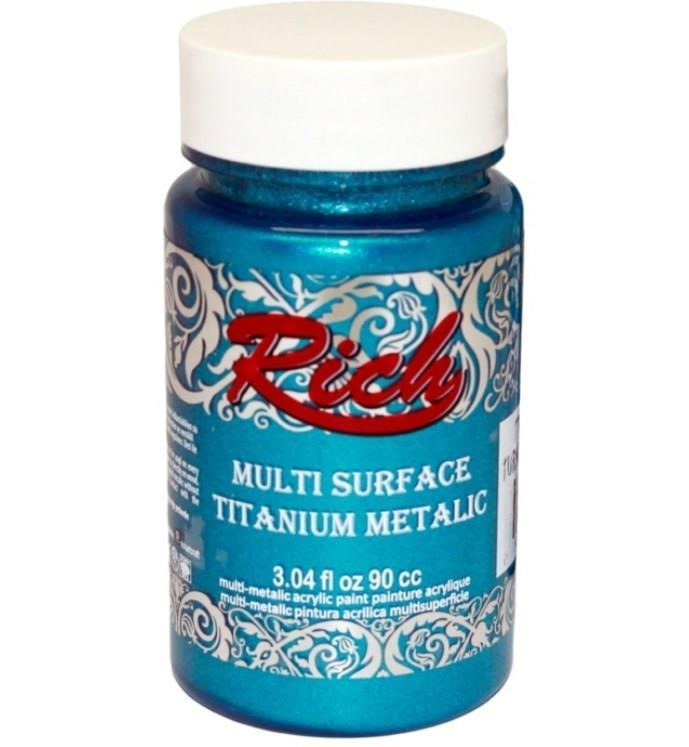 Riculti Surface Titanium 2572 Turkuaz Metalik 90 cc Lisinya202 Rich Multi Surface Titanium 2572 Turkuaz Metalik 90 cc