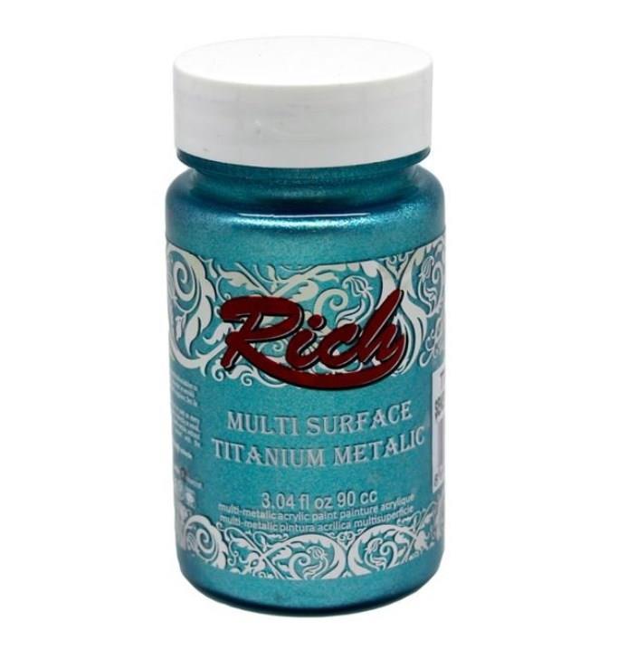 Riculti Surface Titanium 2574 Şeker Mavi Metalik 90 cc Lisinya202 Rich Multi Surface Titanium 2574 Şeker Mavi Metalik 90 cc