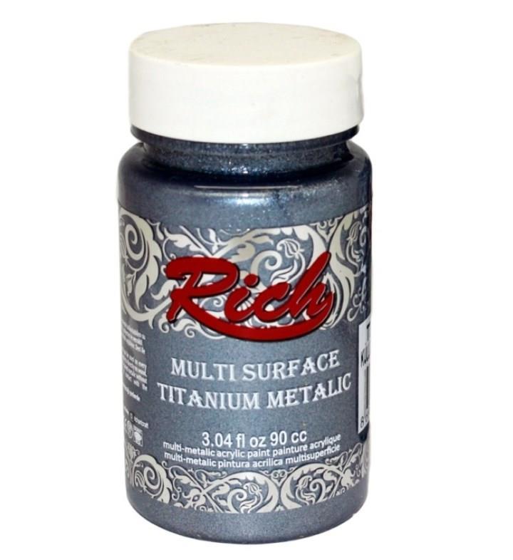 Riculti Surface Titanium 2578 Küllü Mavi Metalik 90 cc Lisinya202 Rich Multi Surface Titanium 2578 Küllü Mavi Metalik 90 cc
