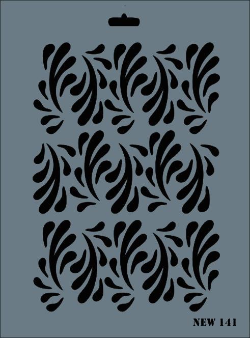 Rich New Seri N-141 Stencil 35x25 cm Lisinya202 Rich New Seri N-141 Stencil 35x25 cm