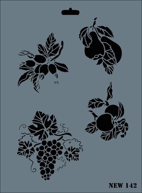 Rich New Seri N-142 Stencil 35x25 cm Lisinya202 Rich New Seri N-142 Stencil 35x25 cm