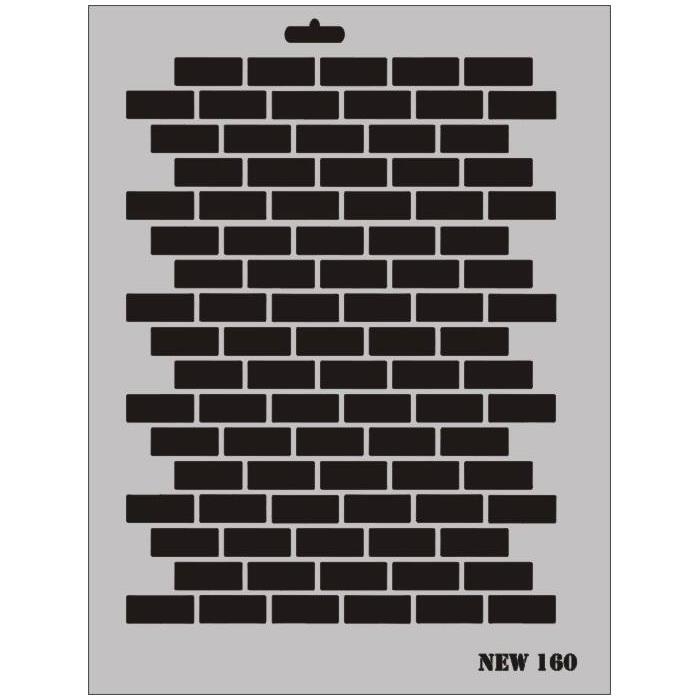 Lisinya202 Rich New Seri N-160 Stencil 35x25 cm