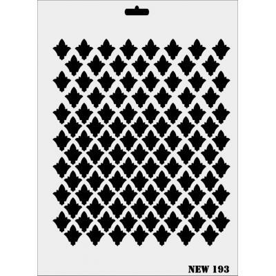Lisinya202 Rich New Seri N-193 Stencil 35x25 cm