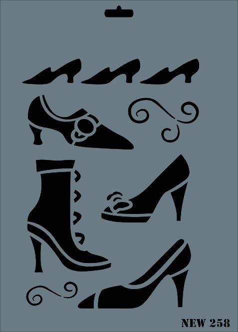 Rich New Seri N-258 Stencil 35x25 cm Lisinya202 Rich New Seri N-258 Stencil 35x25 cm