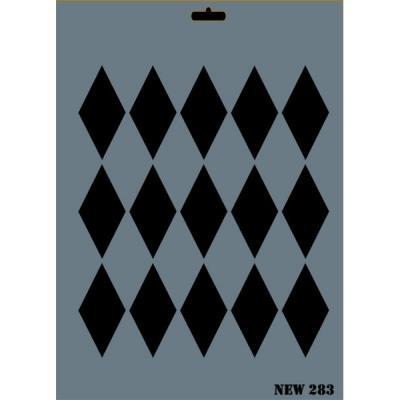 Lisinya202 Rich New Seri N-283 Stencil 35x25 cm