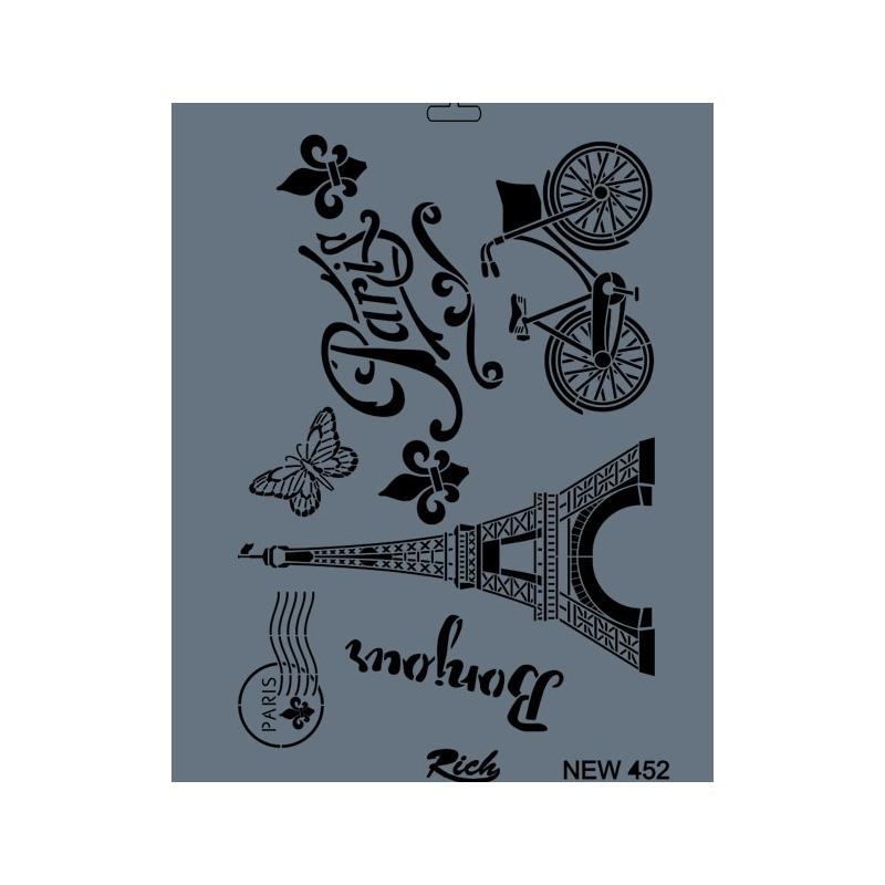 Rich New Seri N-452 Stencil 35x25 cm Lisinya202 Rich New Seri N-452 Stencil 35x25 cm