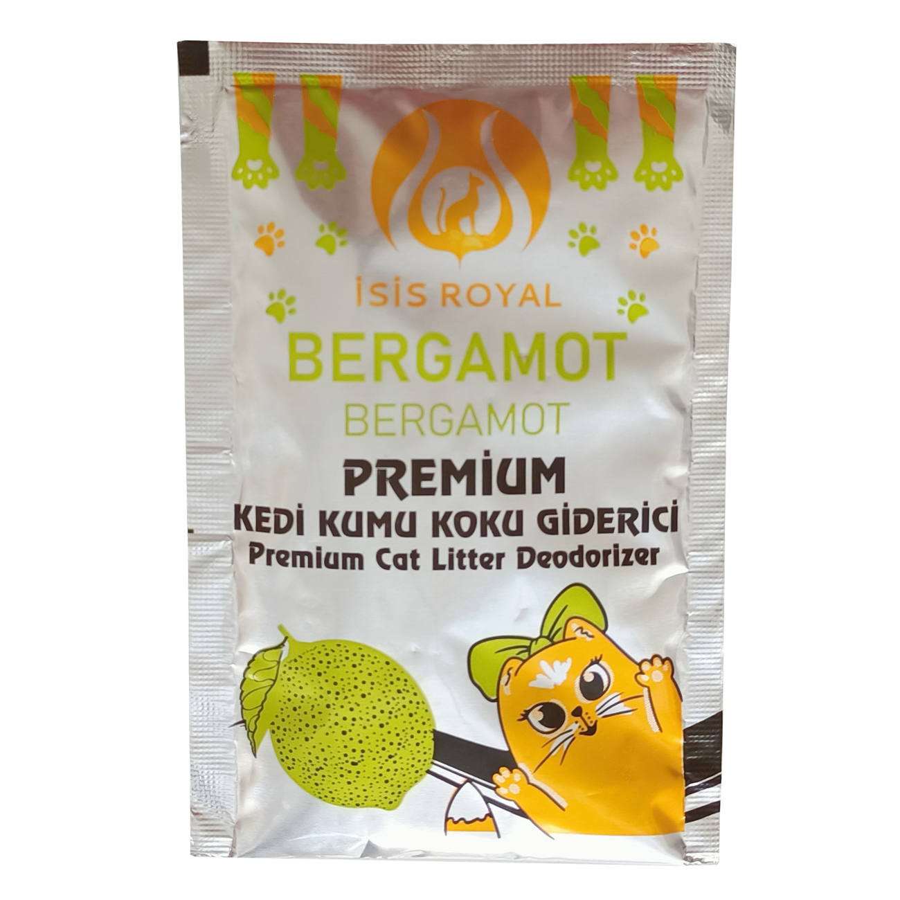 Lisinya205  Kedi Kumu Koku Giderici 25 gr Bergamot Kokulu