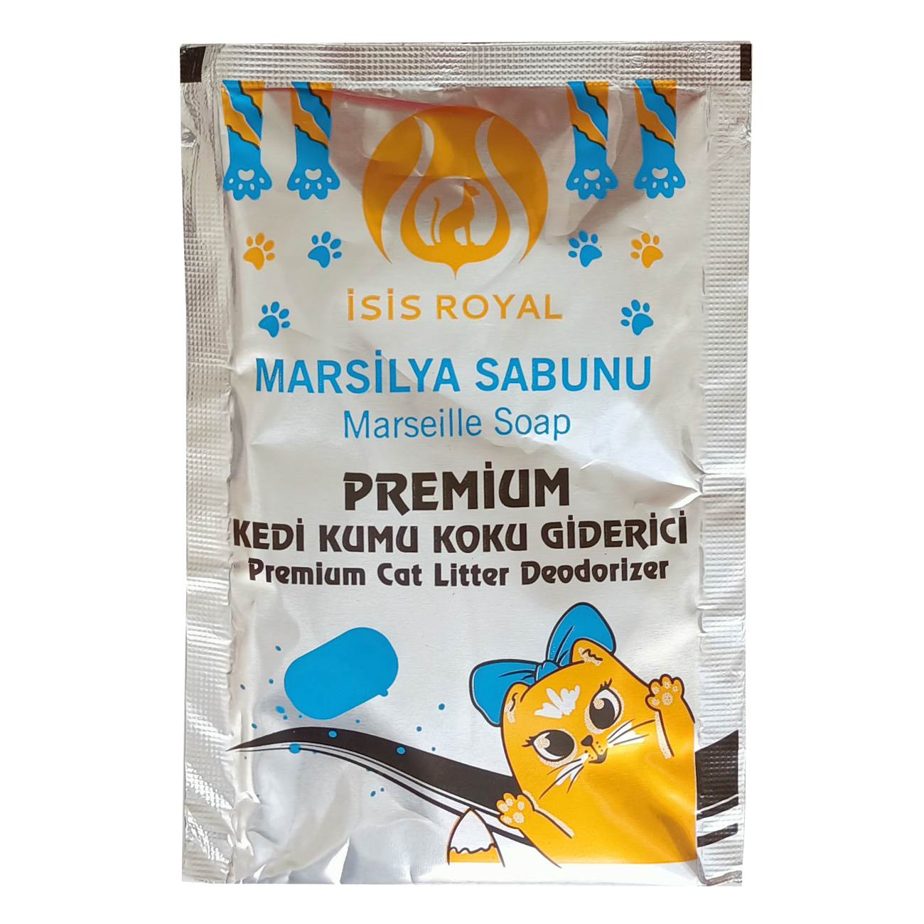 Lisinya205  Kedi Kumu Koku Giderici 25 gr Marsilya Sabunu Kokulu