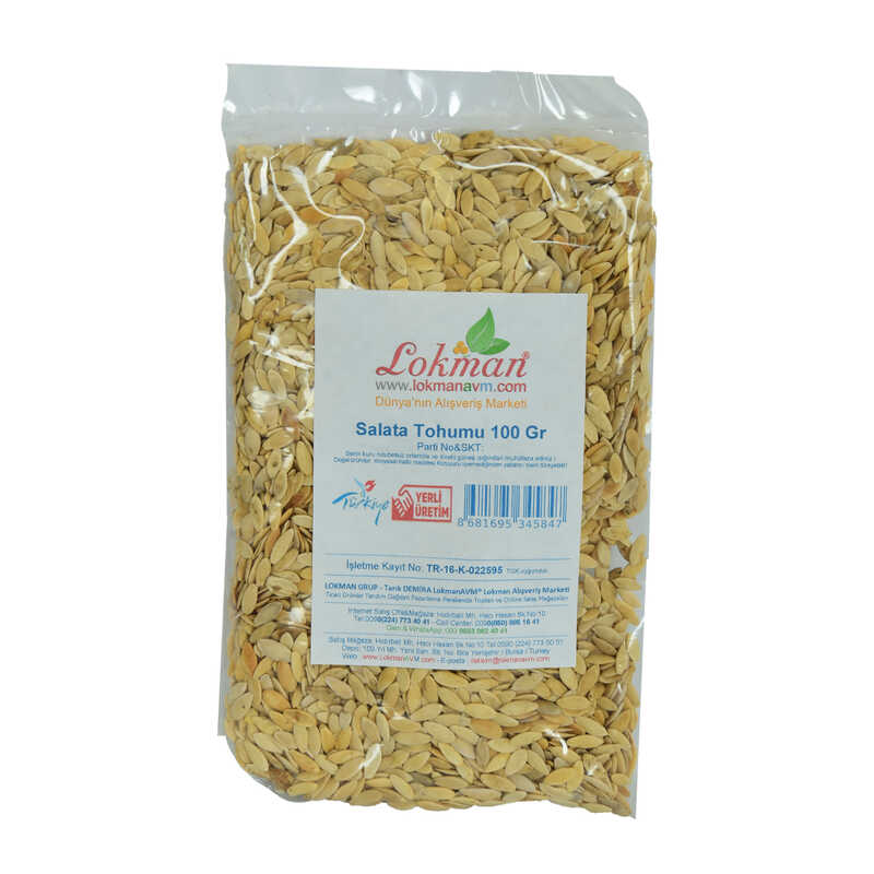 Lisinya214 Salata Tohumu Doğal 100 Gr Paket
