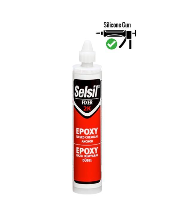Selsil Epoksi Bazlı Kimyasal Dübel 300 ml Lisinya202 Selsil Epoksi Bazlı Kimyasal Dübel 300 ml