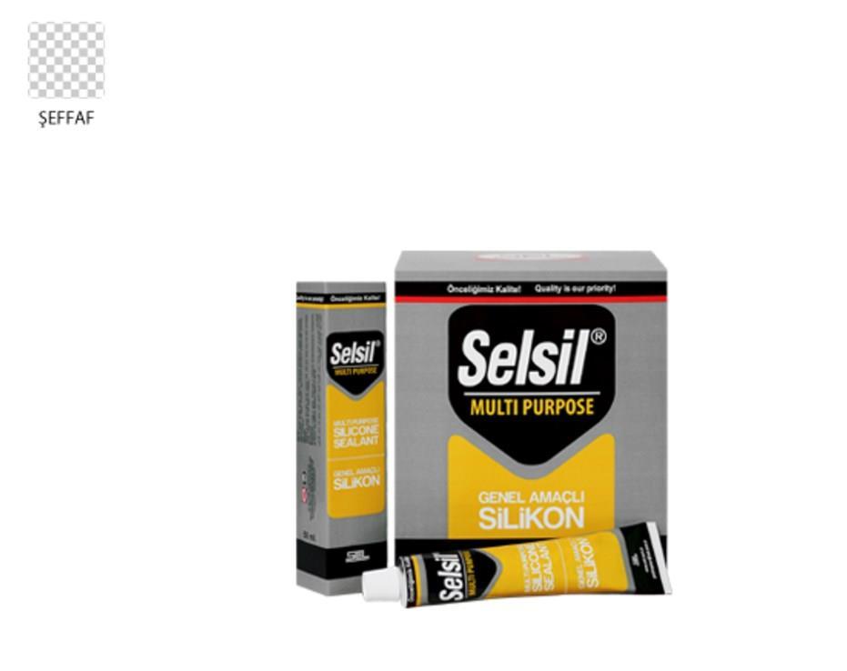 Lisinya202 Selsil Genel Amaçlı Tüp Silikon 50 ml Şeffaf