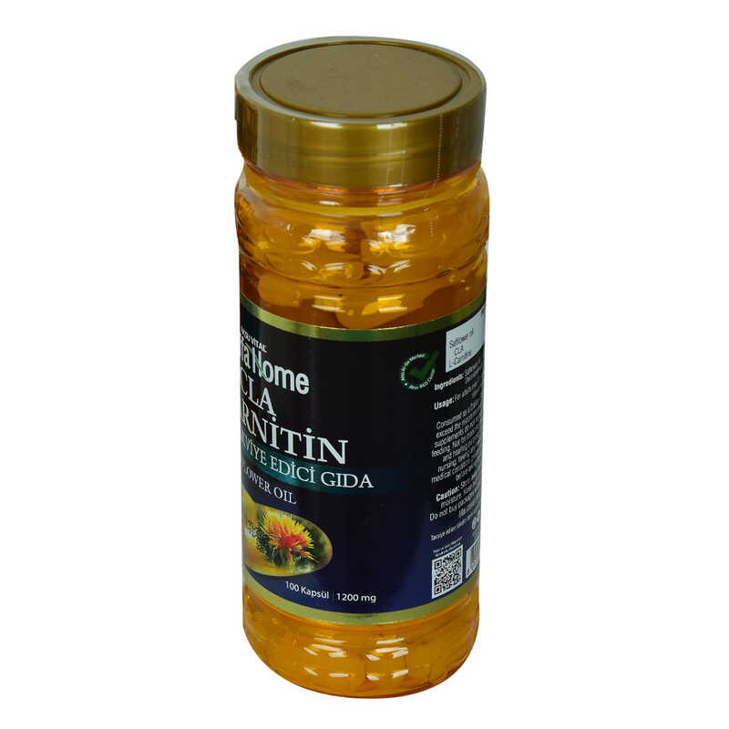 Shiffa Home Cla L-Karnitin Aspir Yağı Yumuşak 1000 Mg x 100 Kapsül - Lisinya