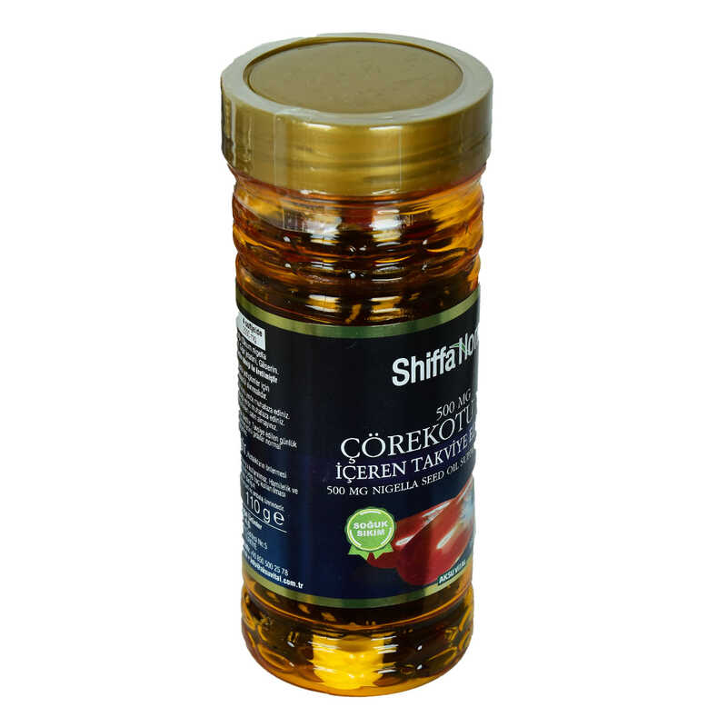 Shiffa Home Çörek Otu Yağı Soğuk Pres 500 Mg x 150 Kapsül - Lisinya