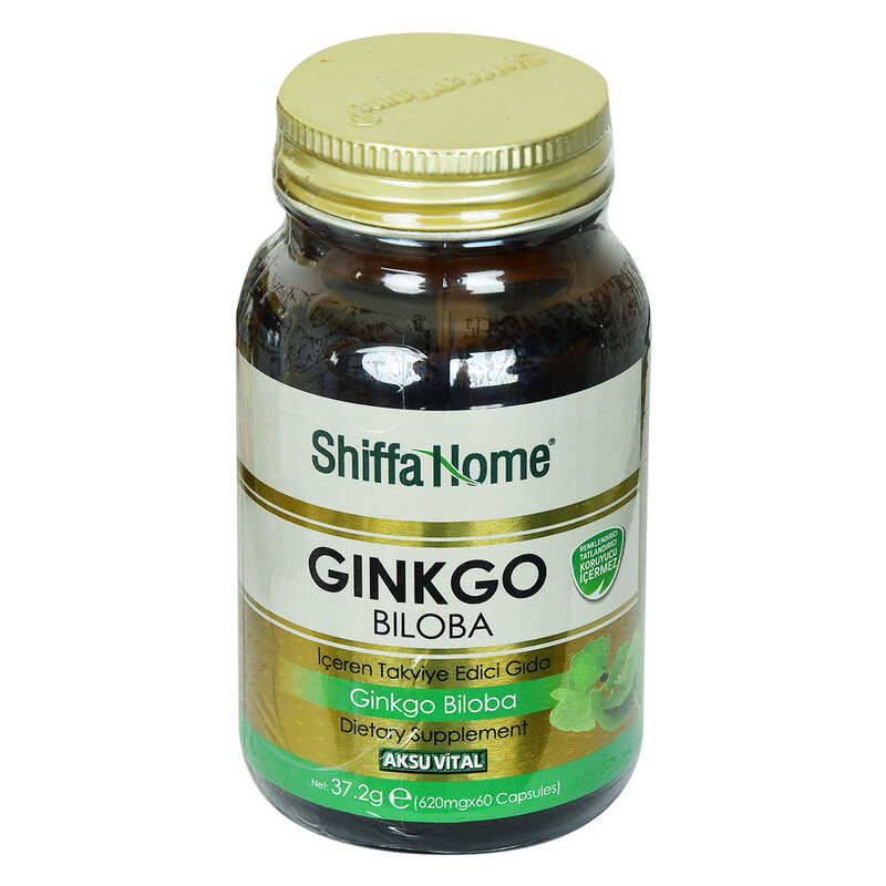 Lisinya214 Shiffa Home Ginkgo Biloba Diyet Takviyesi 620 Mg x 60 Kapsül
