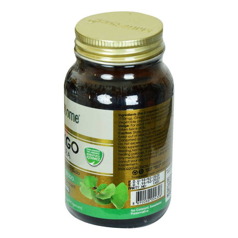 Lisinya214 Shiffa Home Ginkgo Biloba Diyet Takviyesi 620 Mg x 60 Kapsül