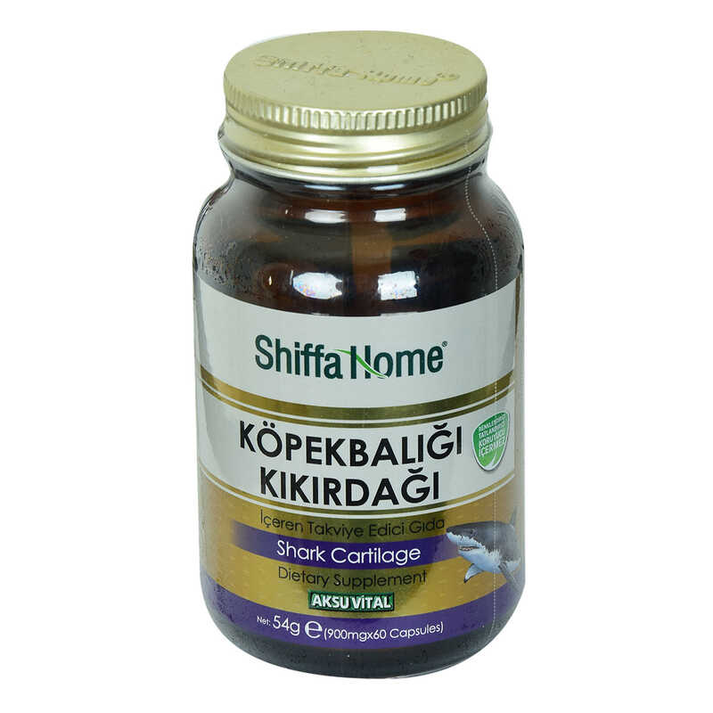 Lisinya214 Shiffa Home Köpek Balığı Kıkırdağı Diyet Takviyesi 900 Mg x 60 Kapsül