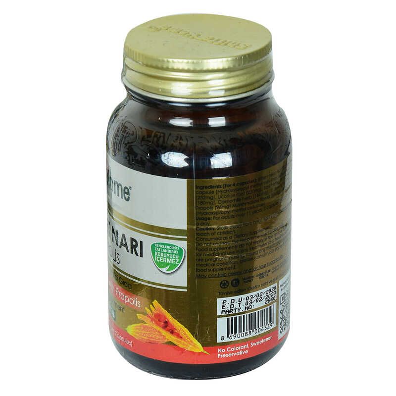 Shiffa Home Kudret Narı & Propolis 650 Mg x 60 Kapsül - Lisinya