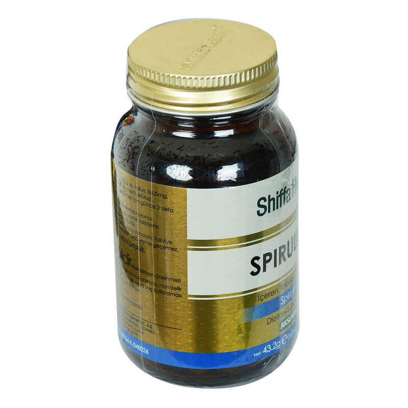 Lisinya214 Shiffa Home Spirulina Diyet Takviyesi 720 Mg x 60 Kapsül
