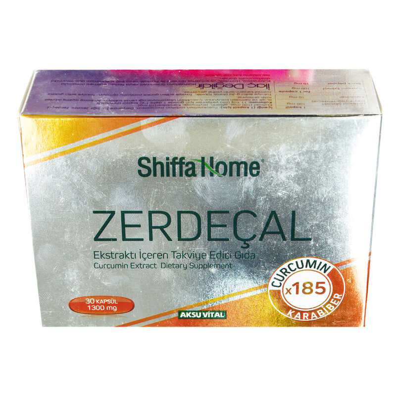 Lisinya214 Shiffa Home Zerdeçal Ekstraktı Yumuşak 1300 Mg x 30 Kapsül
