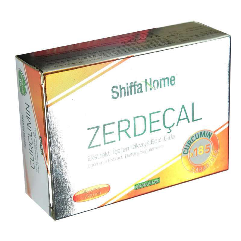Lisinya214 Shiffa Home Zerdeçal Ekstraktı Yumuşak 1300 Mg x 30 Kapsül
